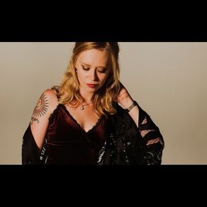 Burgundy Velvet Camisole Dress